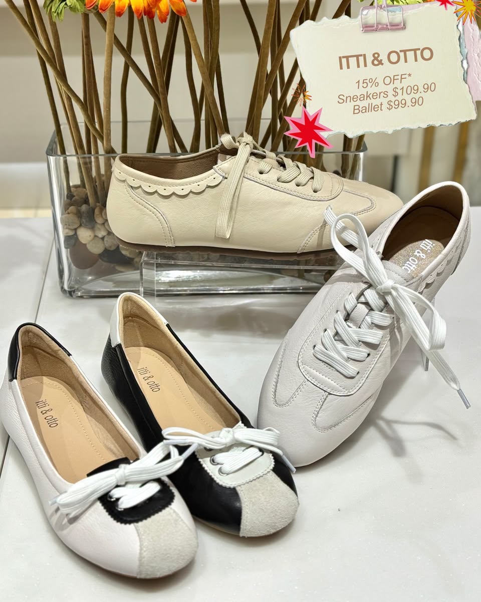 ITTI & OTTO sneakers and ballet flats at Takashimaya