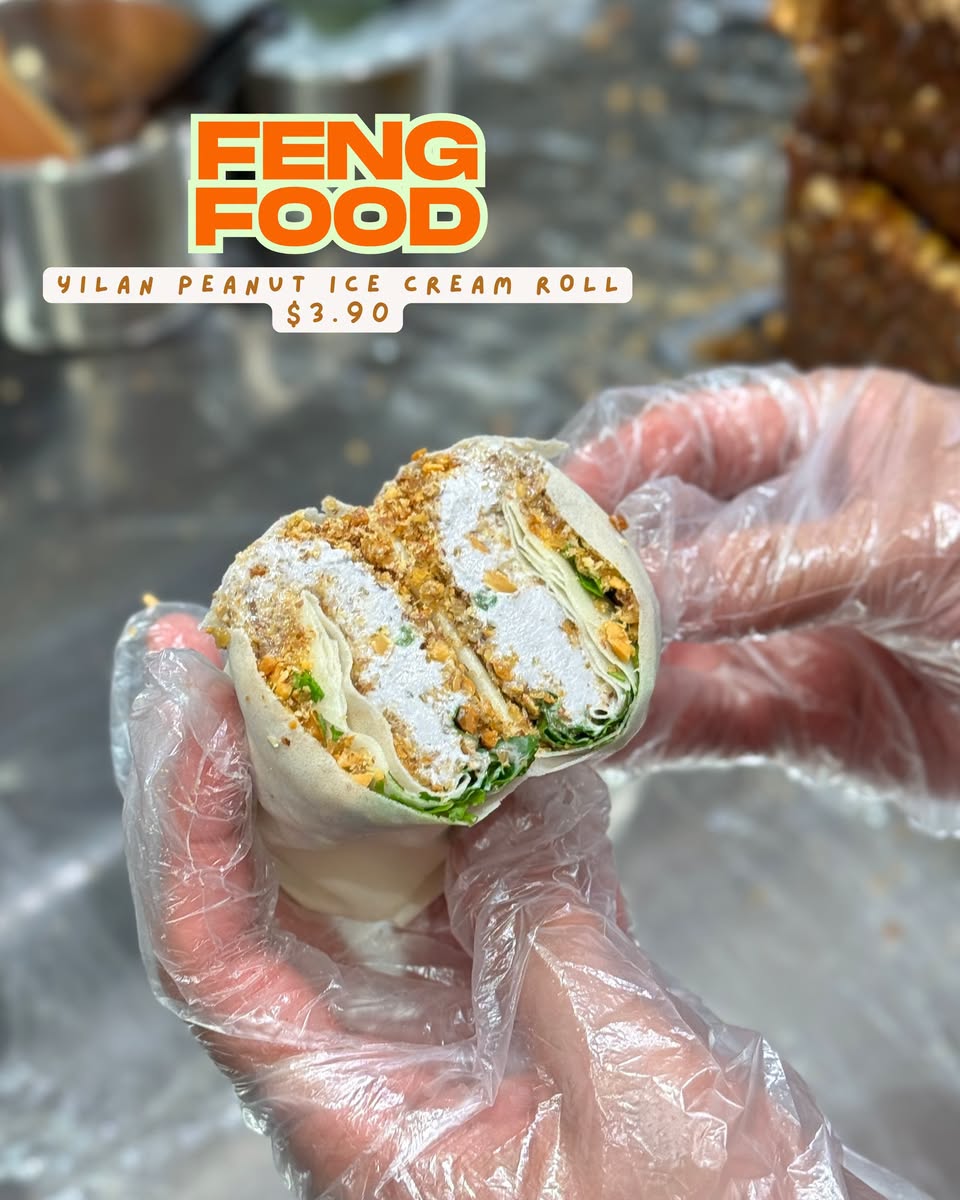 Feng Food Yilan Peanut Ice Cream Roll priced at $3.90