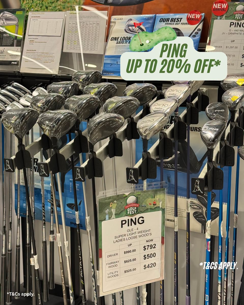 PING golf clubs promotion