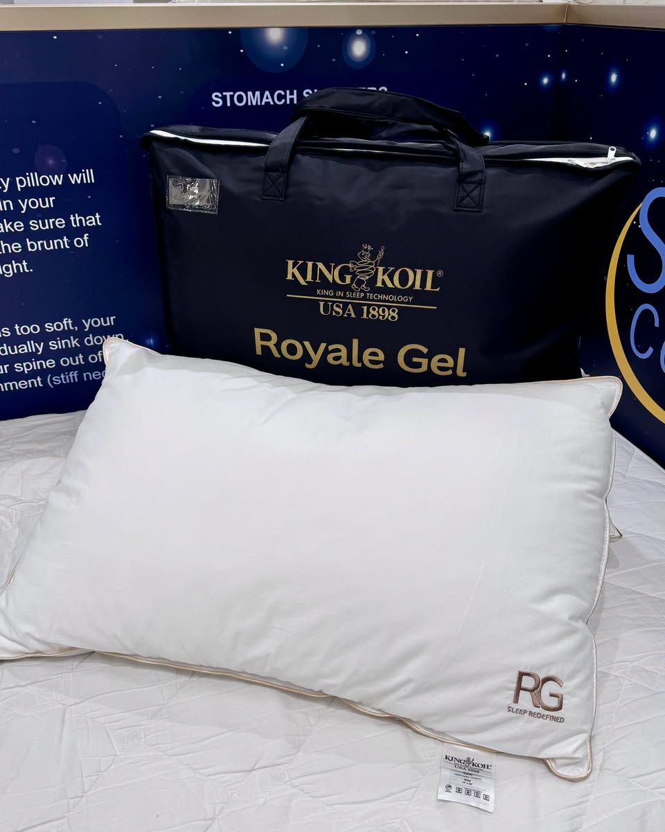 King Koil Royale Gel pillow display