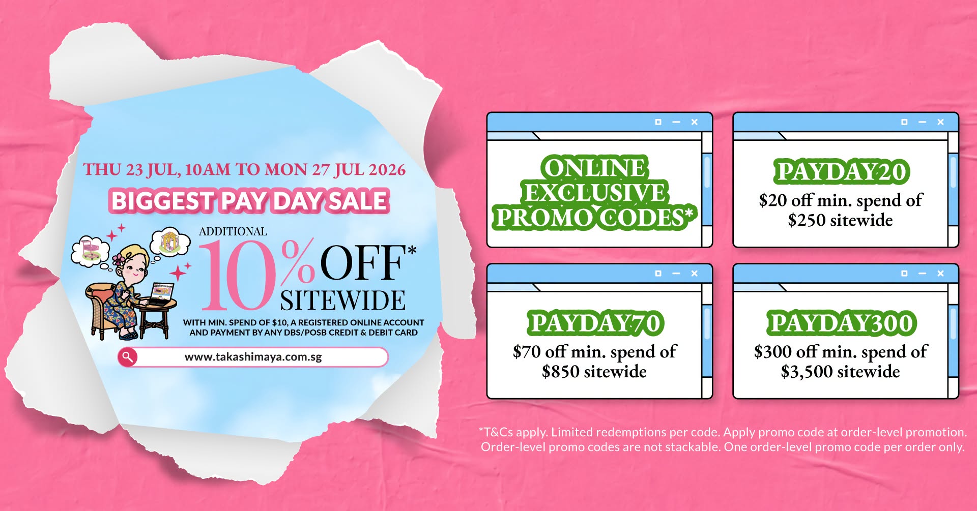 Takashimaya Shopping Centre Biggest Pay Day Sale