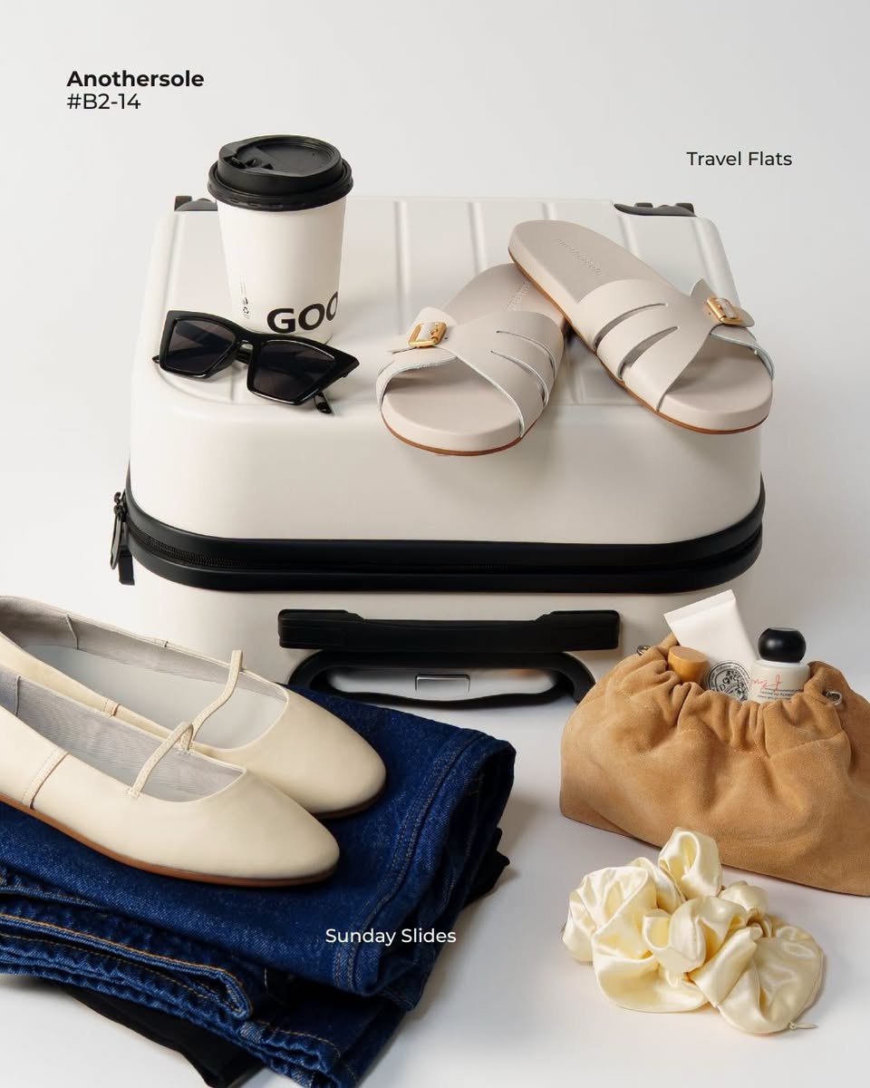 Anothersole Travel Flats and Sunday Slides