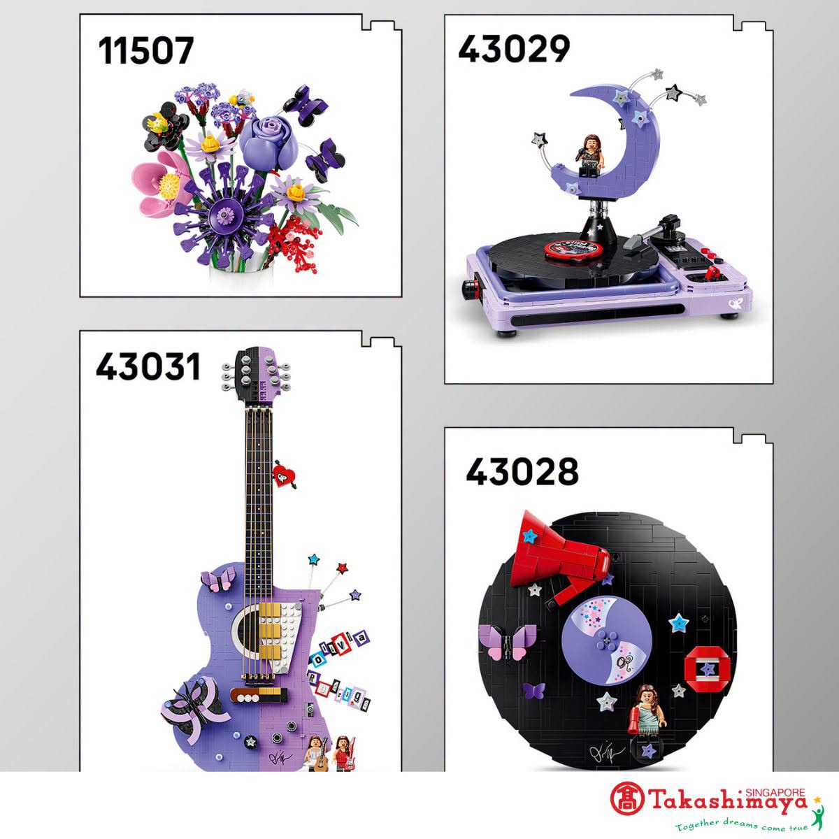 Olivia Rodrigo LEGO collection at Takashimaya Singapore