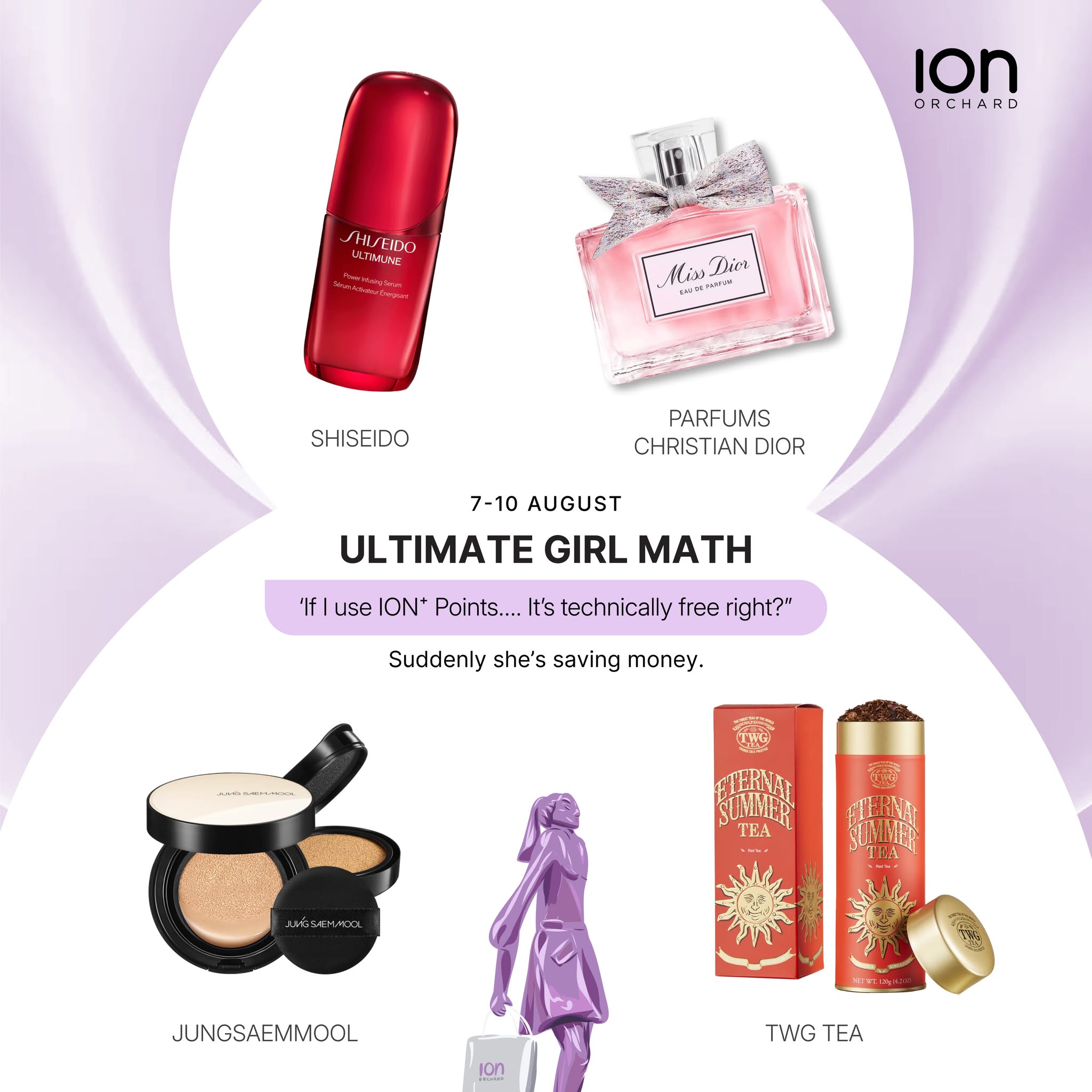 Ultimate Girl Math personality at ION Orchard