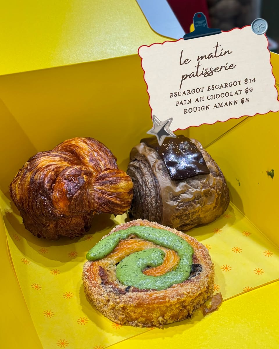 Le Matin pâtisserie pastries