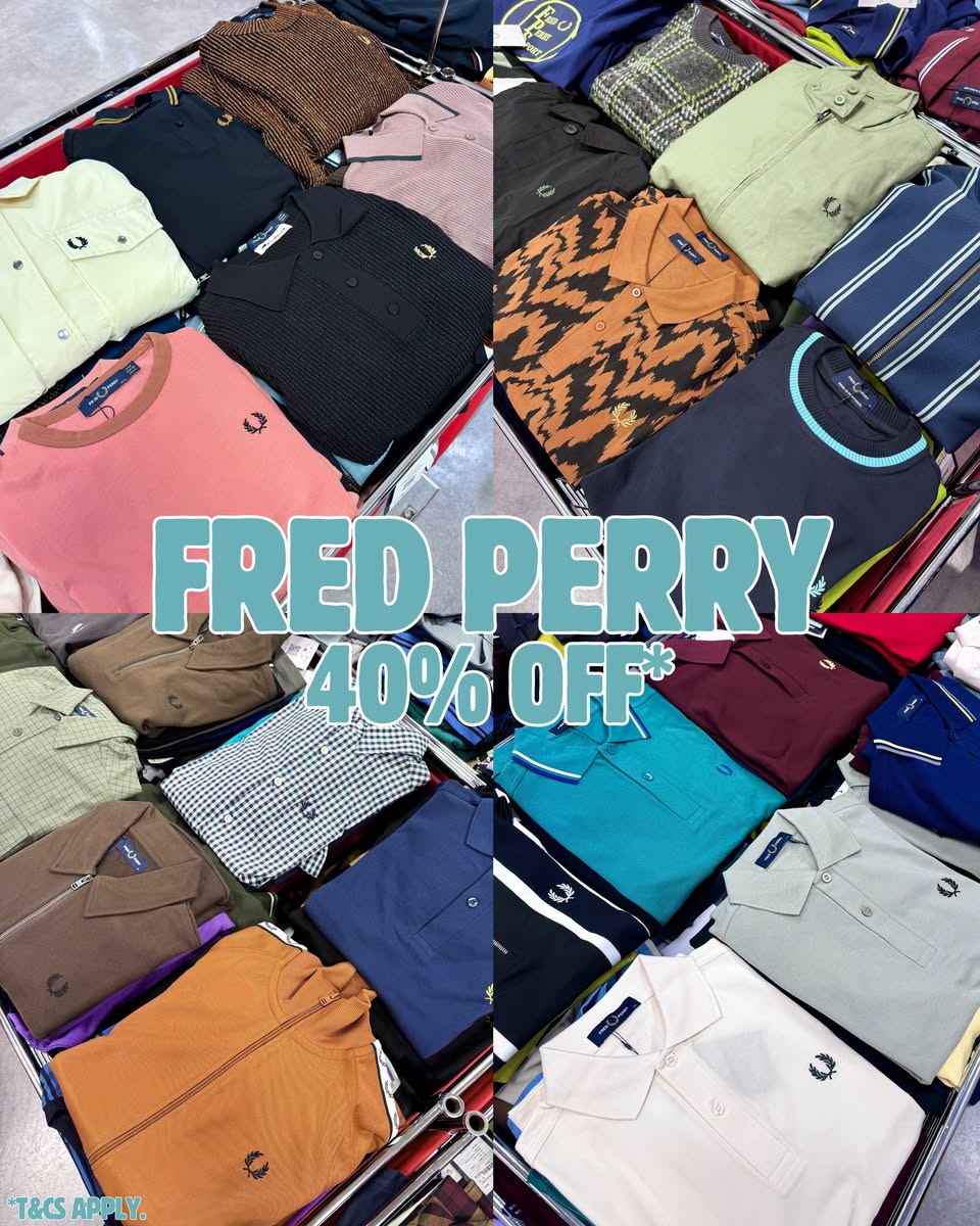 Fred Perry men's shirts at Pack Dress Go fair