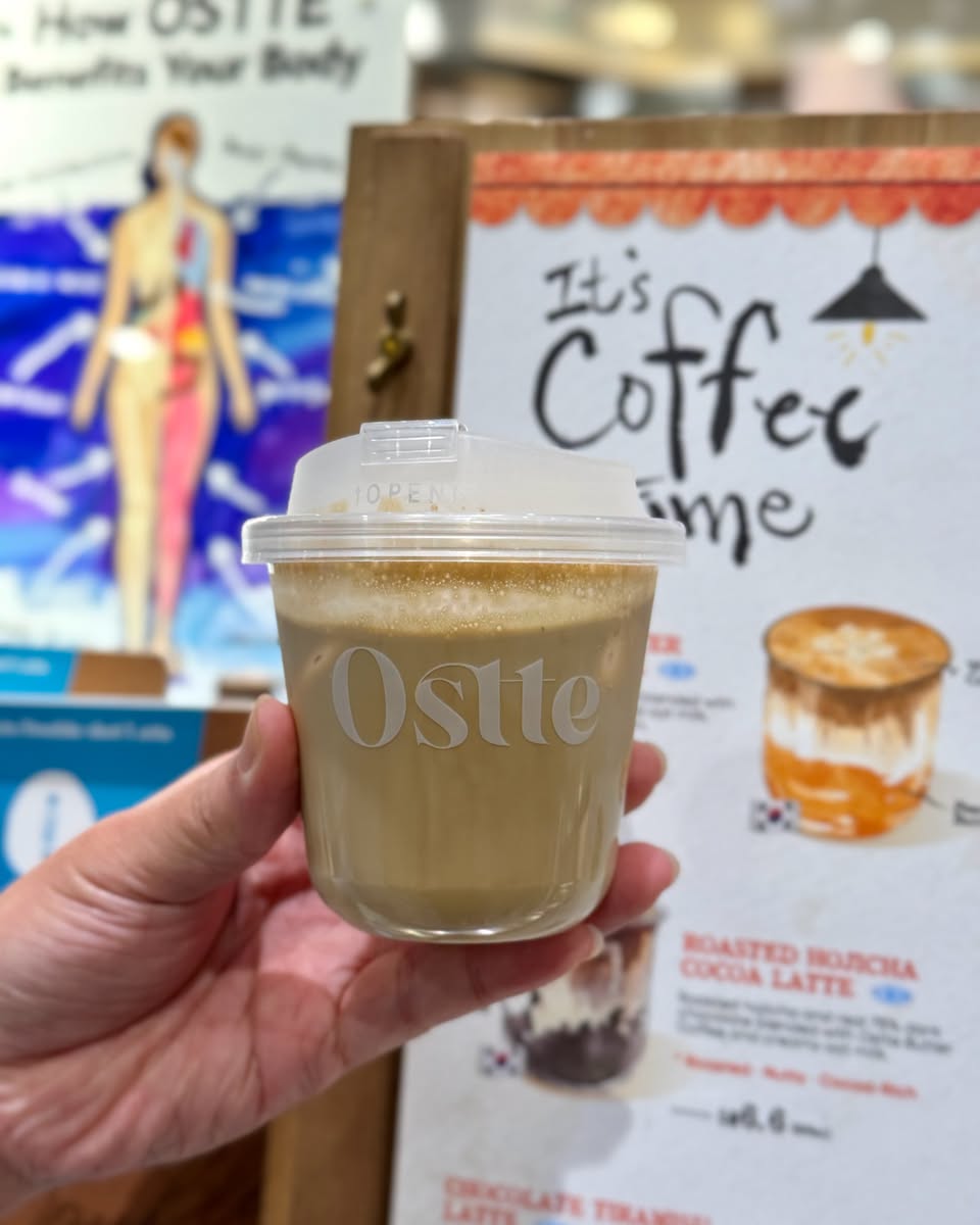 Oste Roasted Horchata Cocoa Latte at Takashimaya