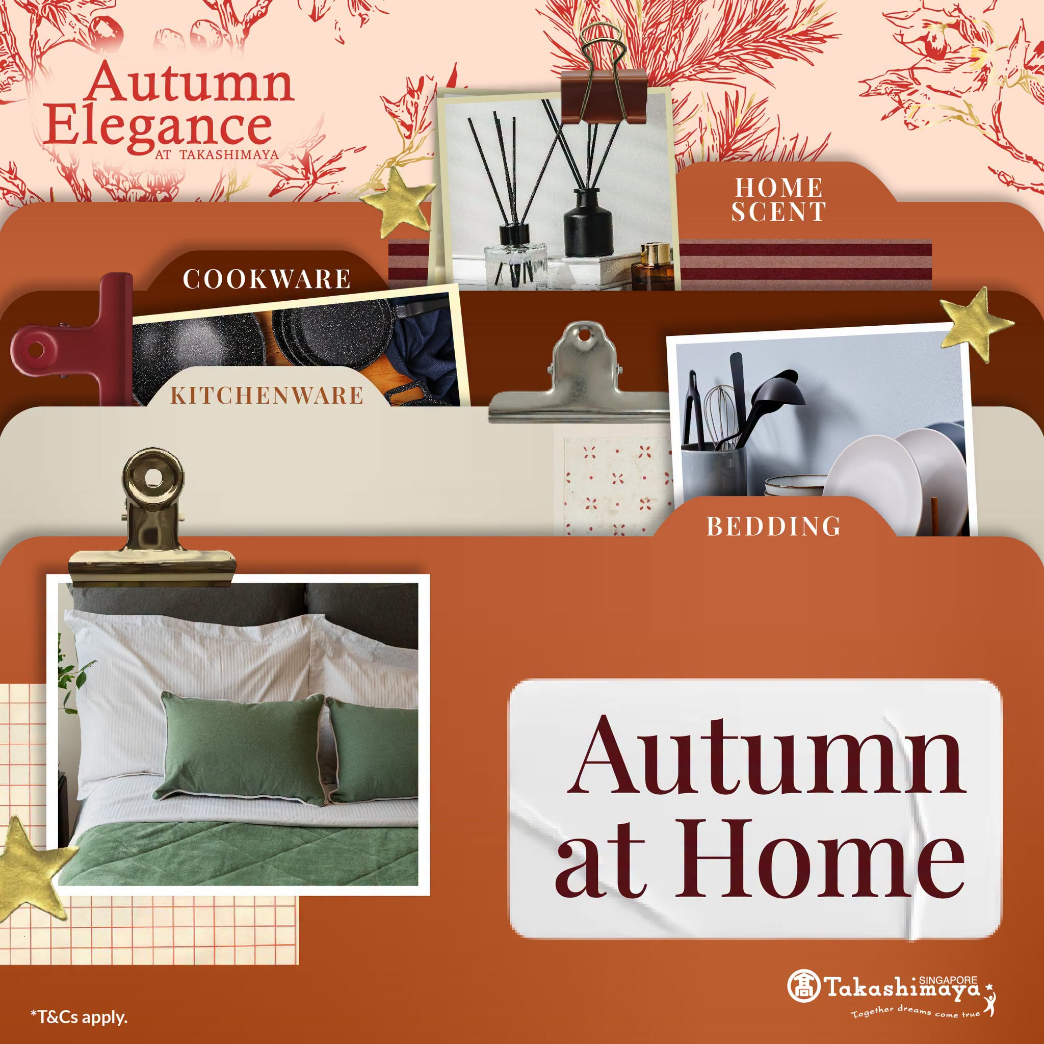 Takashimaya Singapore Autumn Elegance home collection