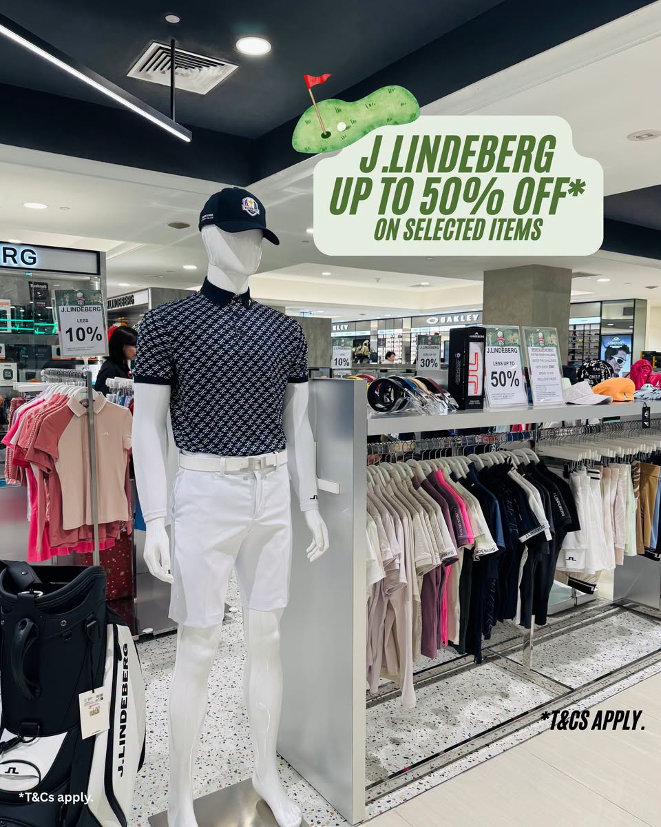 J.LINDEBERG golf apparel promotion