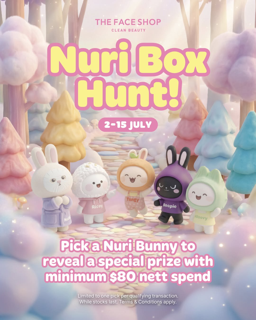 THE FACE SHOP Wisma Atria Nuri Box Hunt with $80 Spend
