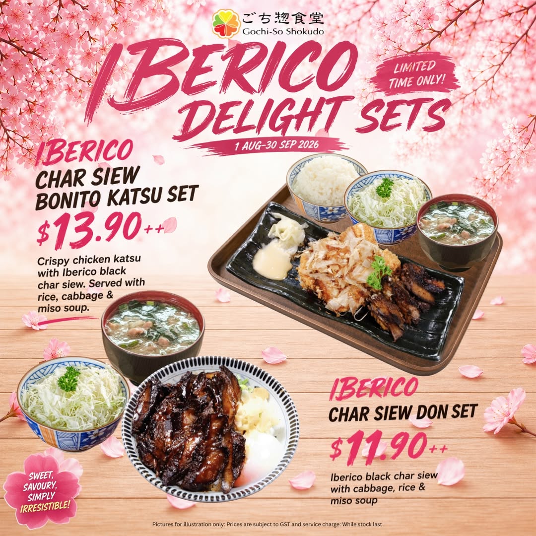 Gochiso Shokudo Iberico Delight Sets at Wisma Atria