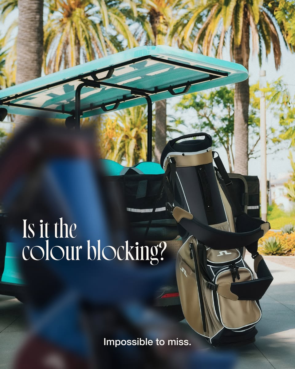 JL Flare Colour Block Golf Bag details