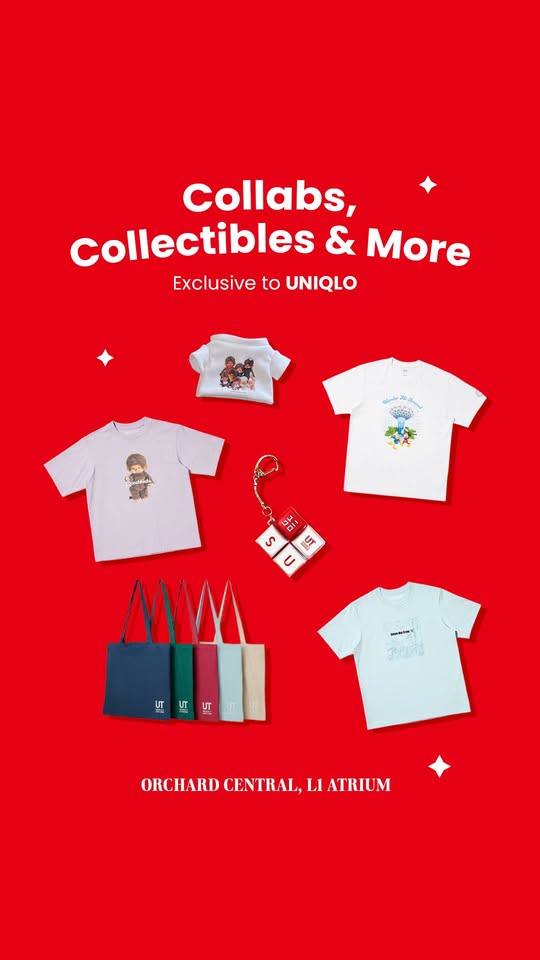 Uniqlo UT Graphic-T Universe designs on display