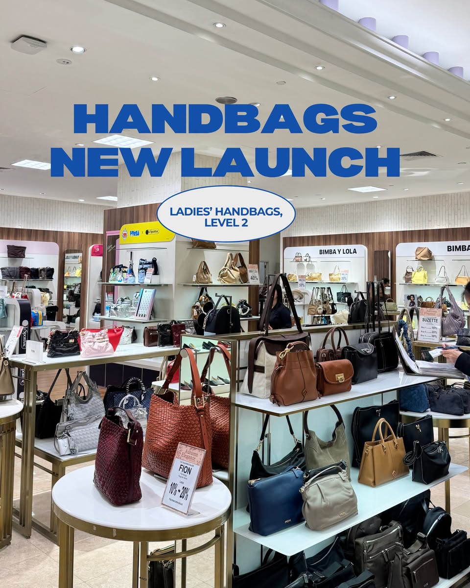 BIMBA Y LOLA handbags new launch at Takashimaya Ladies' Handbags Level 2
