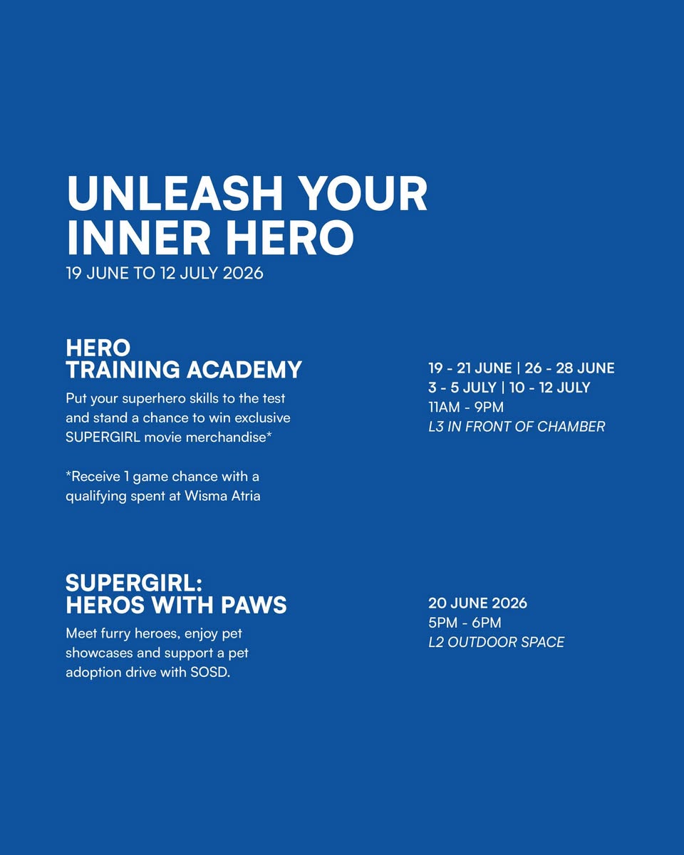 Hero Training Academy challenges at Wisma Atria