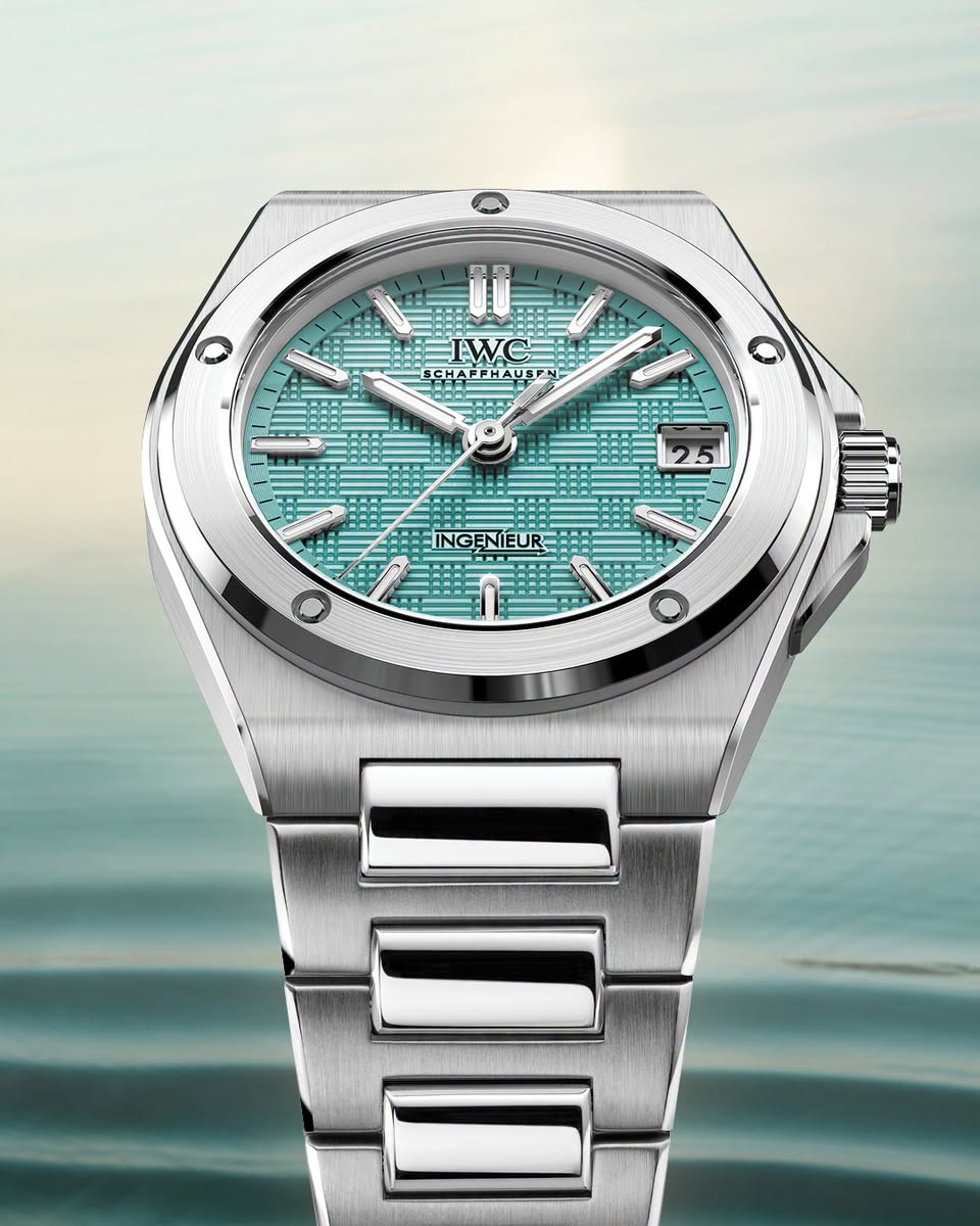 IWC Schaffhausen Ingenieur Automatic 35 Pool Dial at ION Orchard