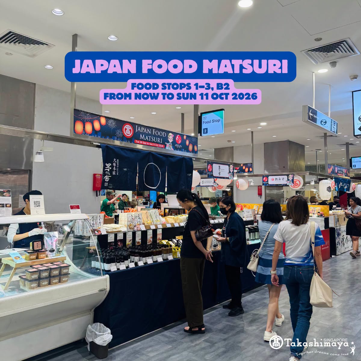 Japan Food Matsuri at Takashimaya B2