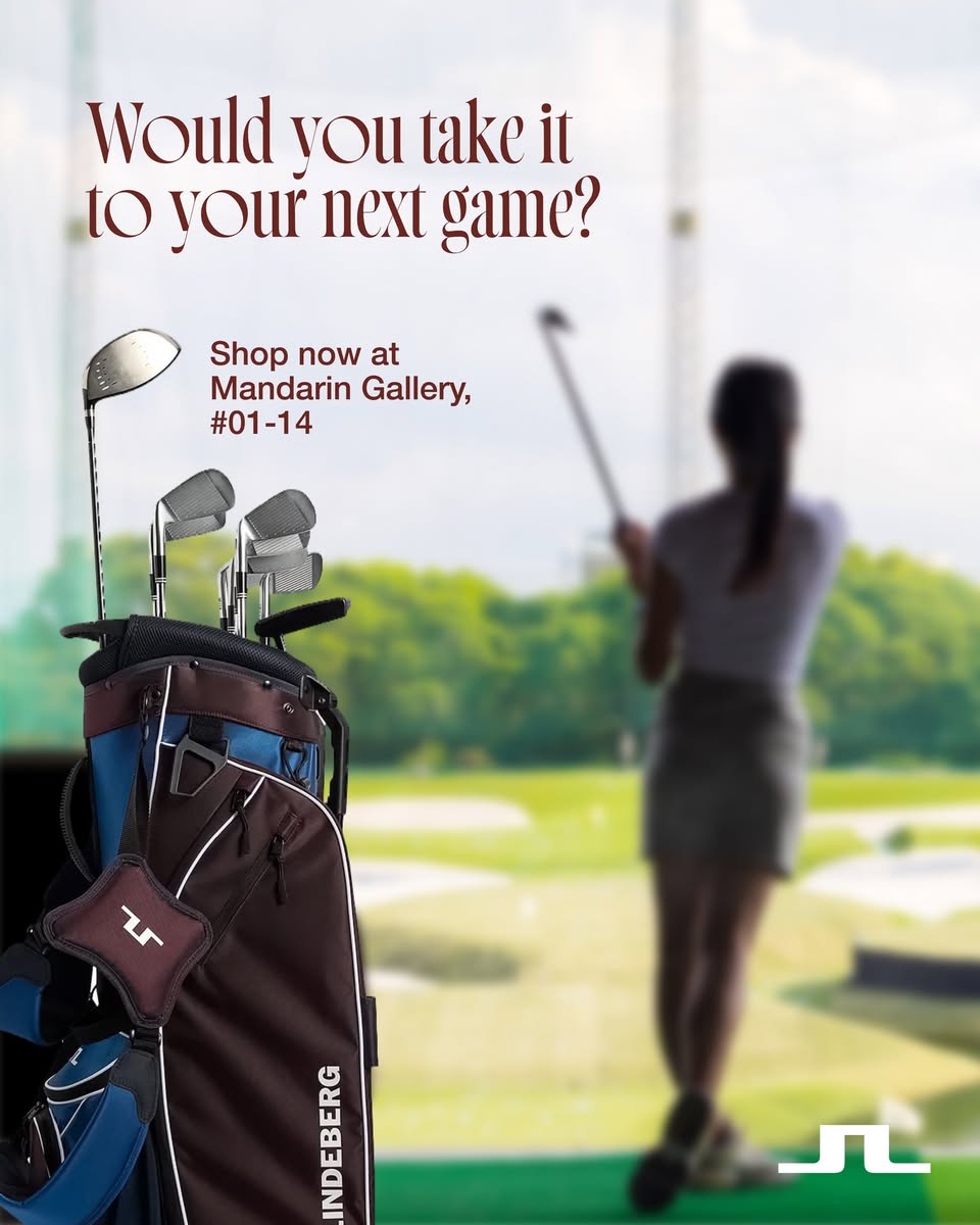 JL Flare Colour Block Golf Bag at Mandarin Gallery