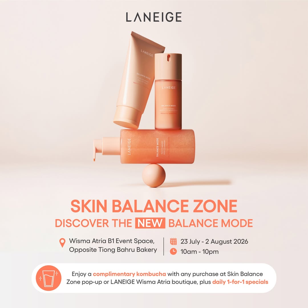Laneige Skin Balance Zone pop-up at Wisma Atria