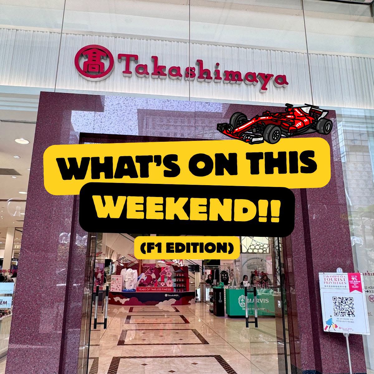 F1 Weekend at Takashimaya: Bowers & Wilkins 10% Off, Yong Tau Foo 50% Off