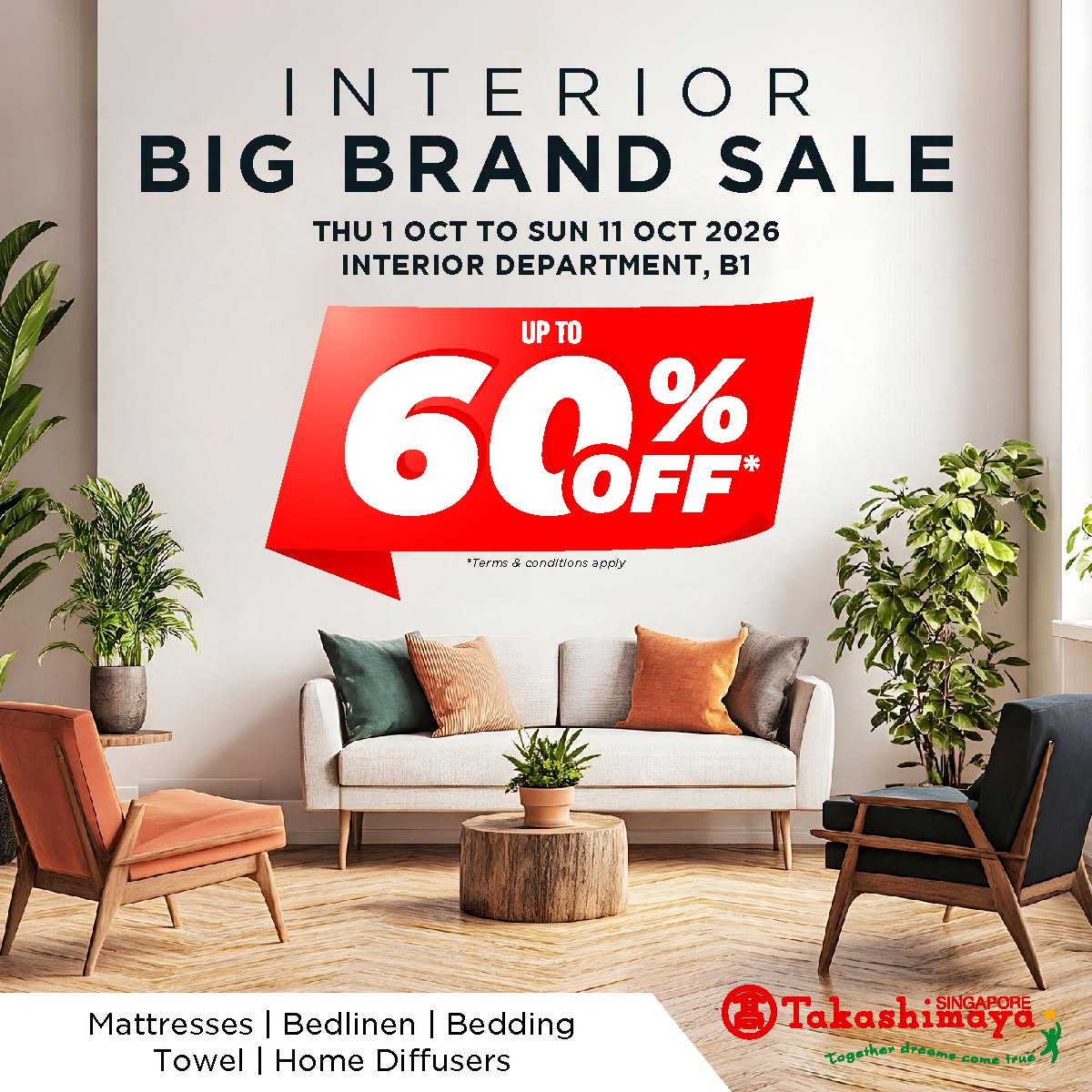 Takashimaya Interior Big Brand Sale