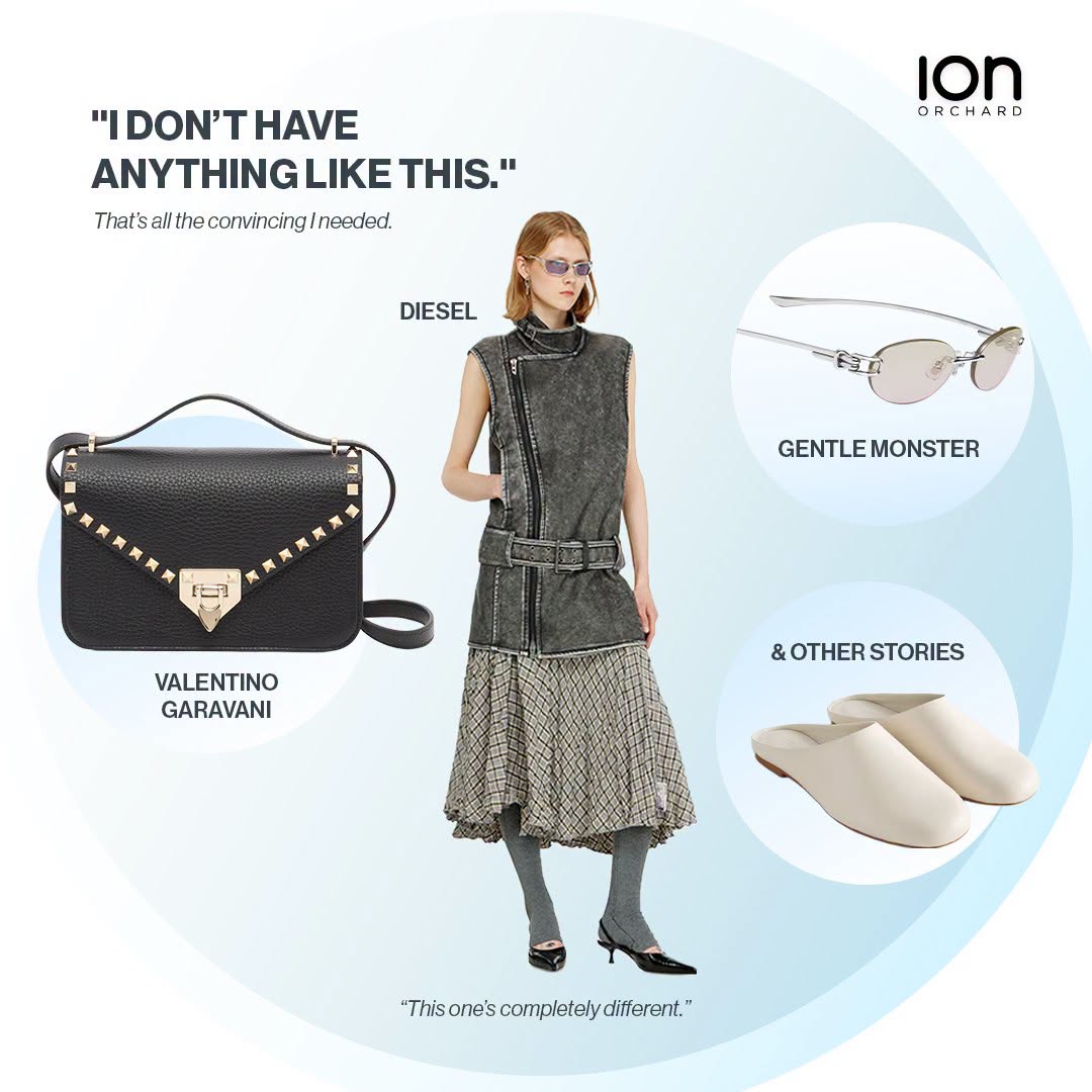 Valentino Garavani, Diesel, Gentle Monster and Other Stories styles at ION Orchard