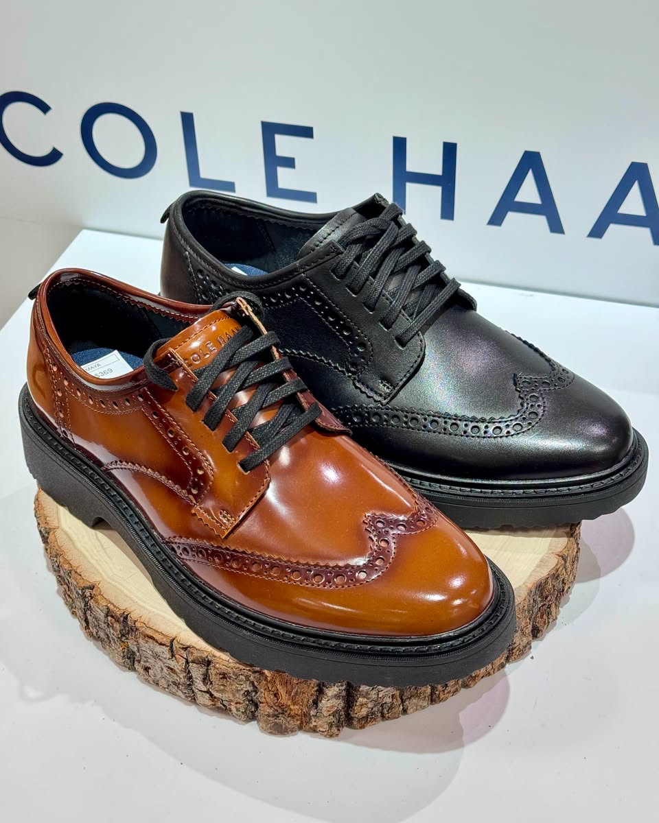 Cole Haan leather brogue oxfords