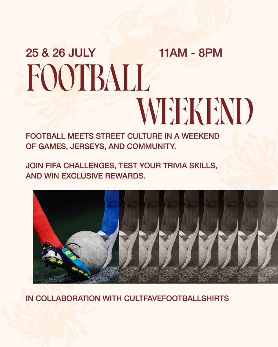 Football Weekend at Maroon Clothing Mandarin Gallery