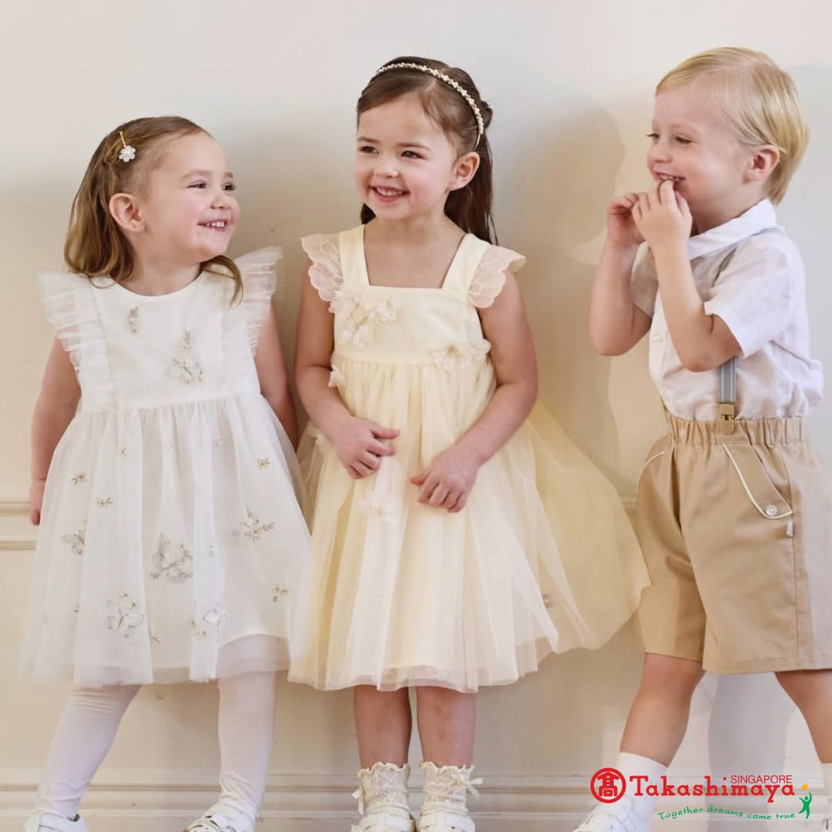 Children's formal wear at Takashimaya Singapore