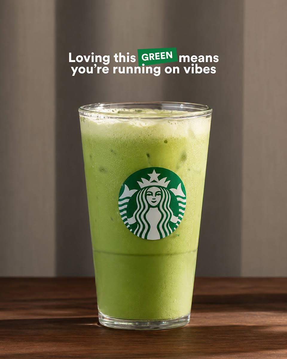 Starbucks Matcha Frappuccino at 313@somerset