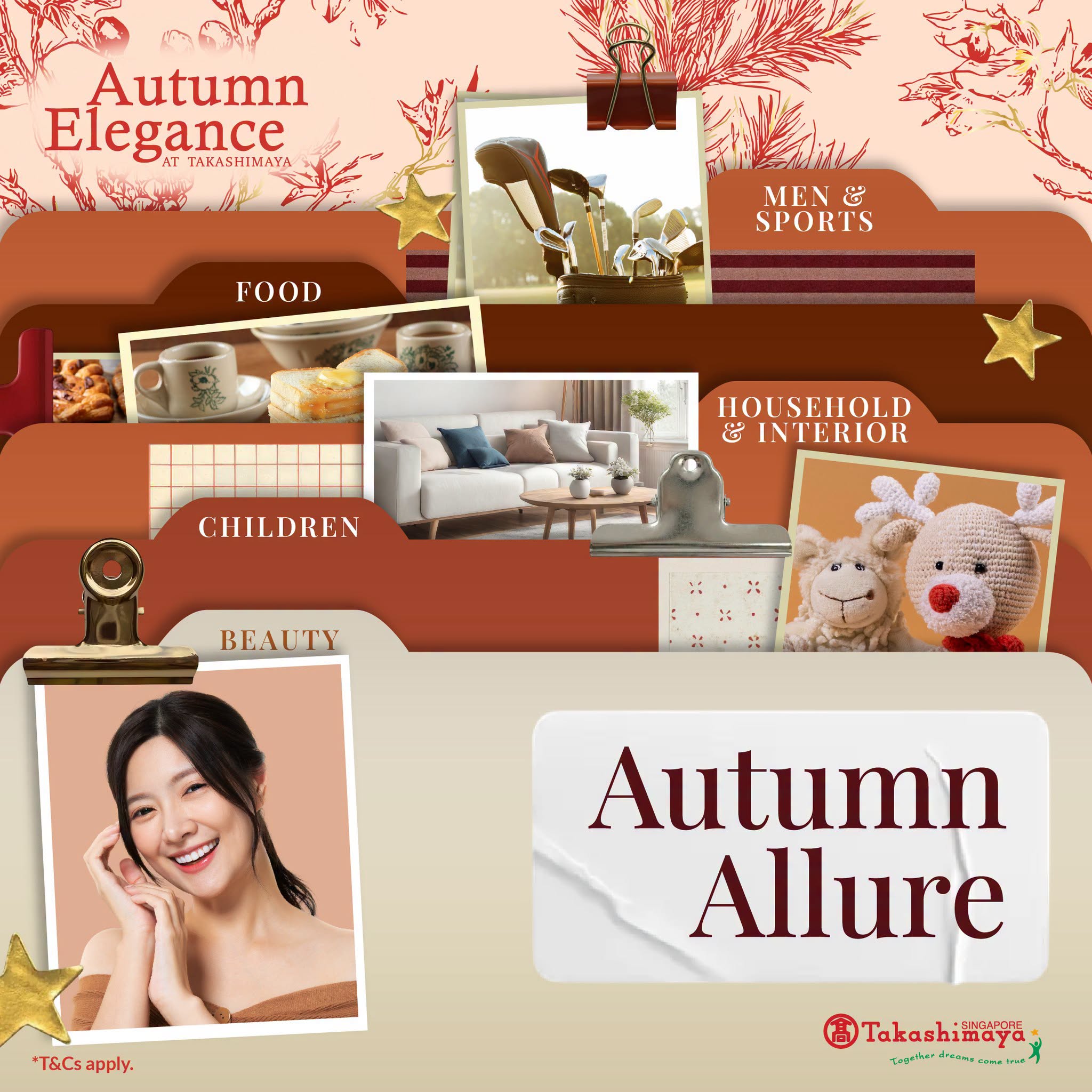 Takashimaya Autumn Elegance campaign