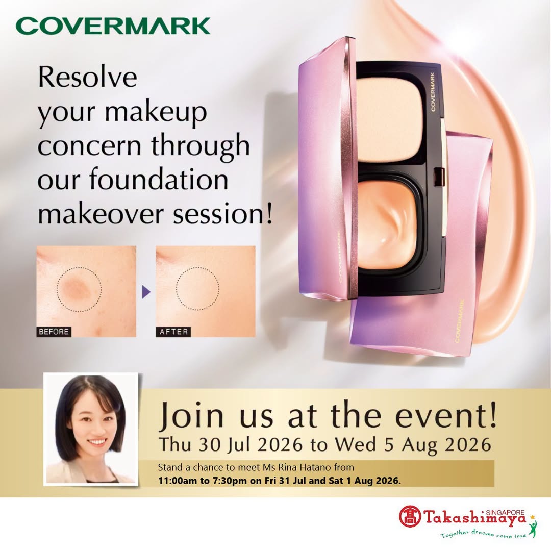 Covermark Foundation Experience Event at Takashimaya Department Store