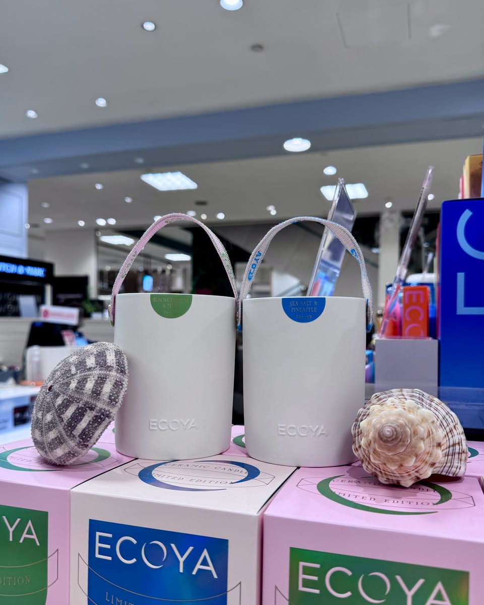 Ecoya limited edition toothbrushes at Takashimaya