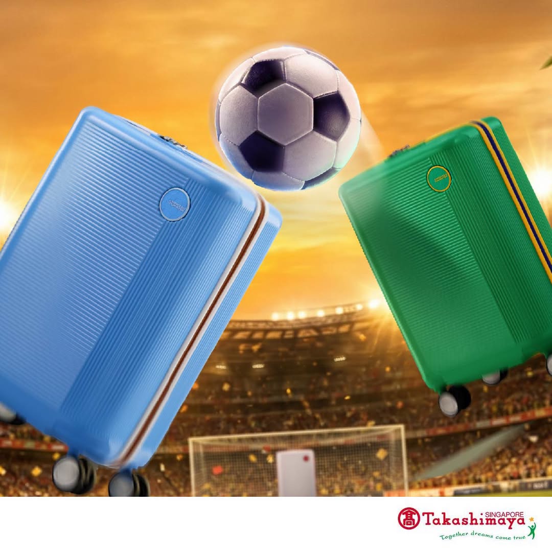 American Tourister Gemina Pro Football Collection at Takashimaya