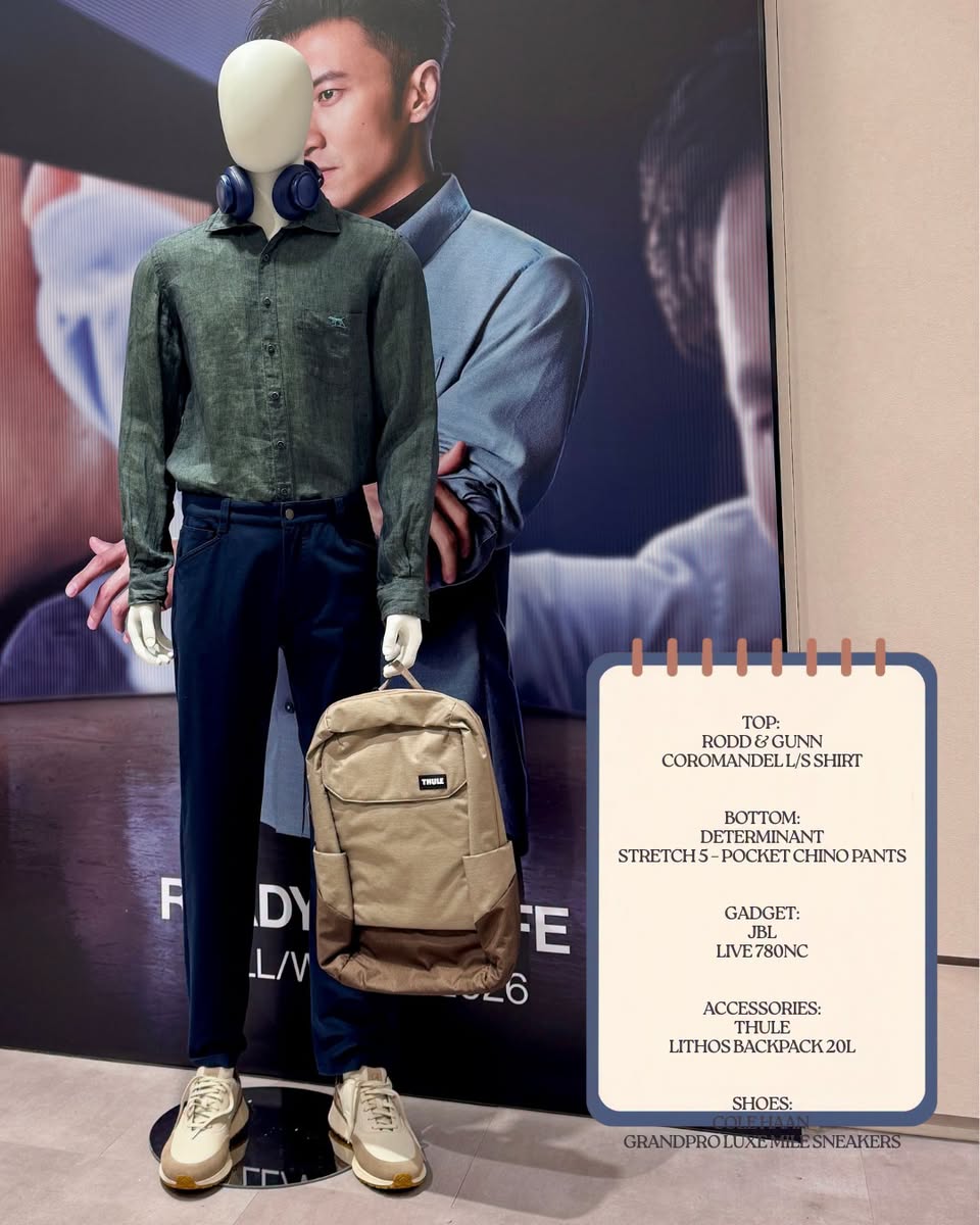 Rodd & Gunn shirt with DETERMINANT chinos