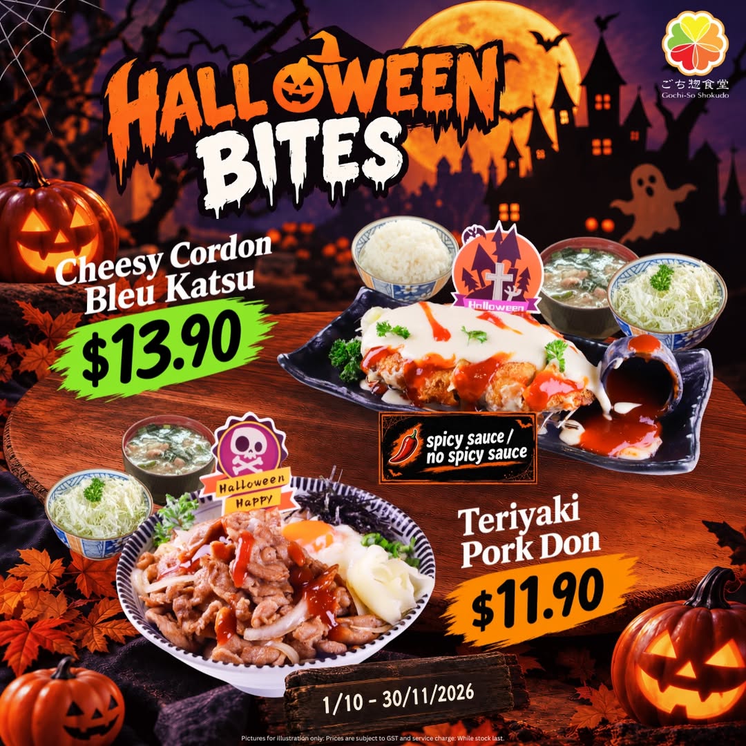 Gochi-So Shokudo Halloween Bites promotion at Wisma Atria