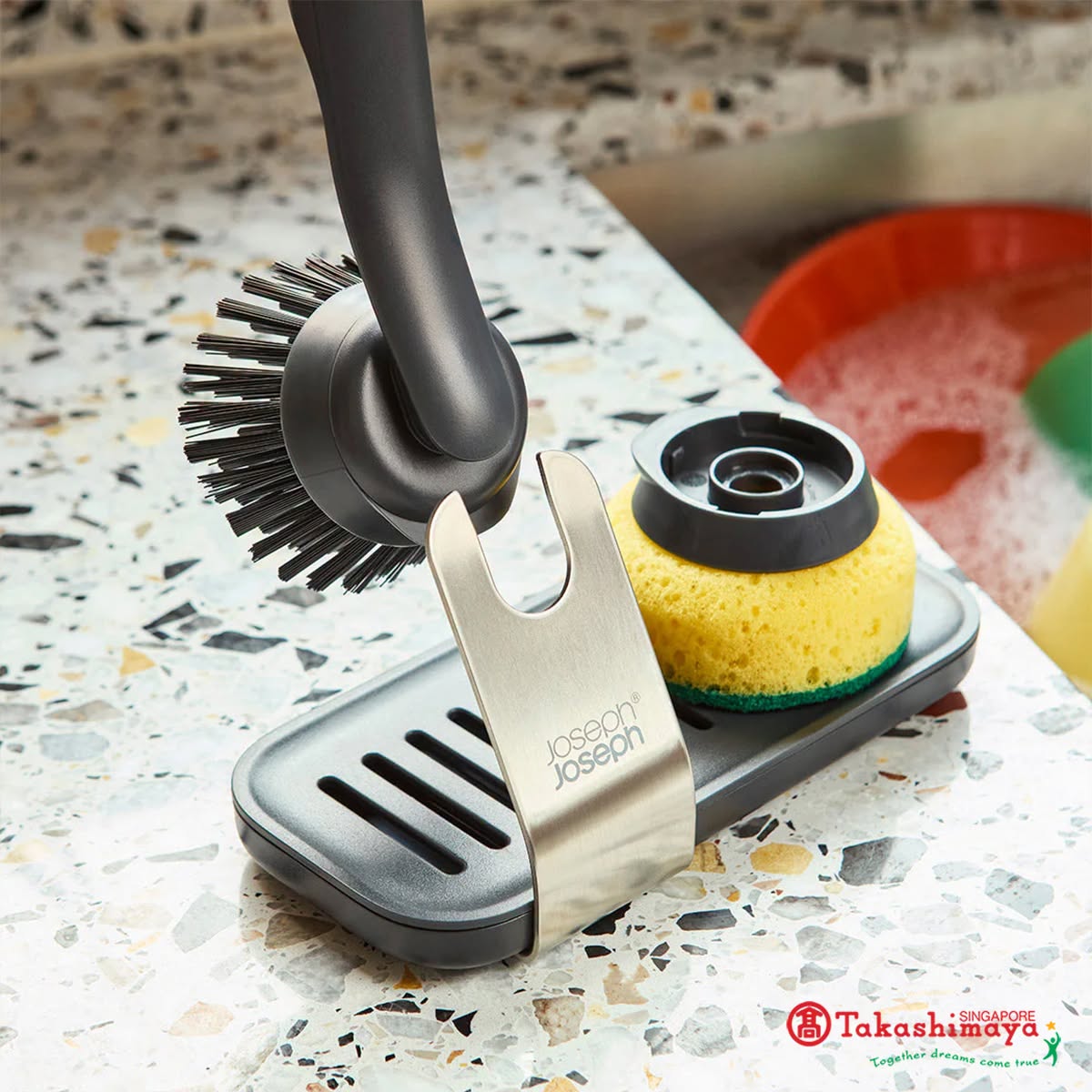 Joseph Joseph washing-up brushes at Takashimaya