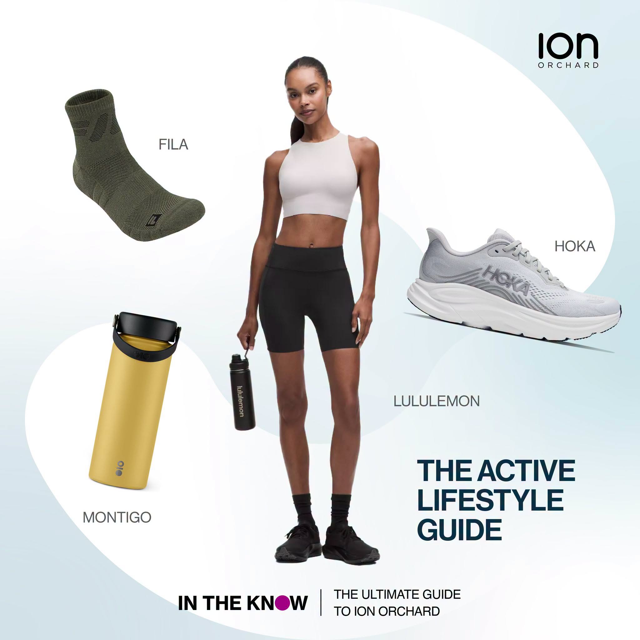 Activewear brands at ION Orchard