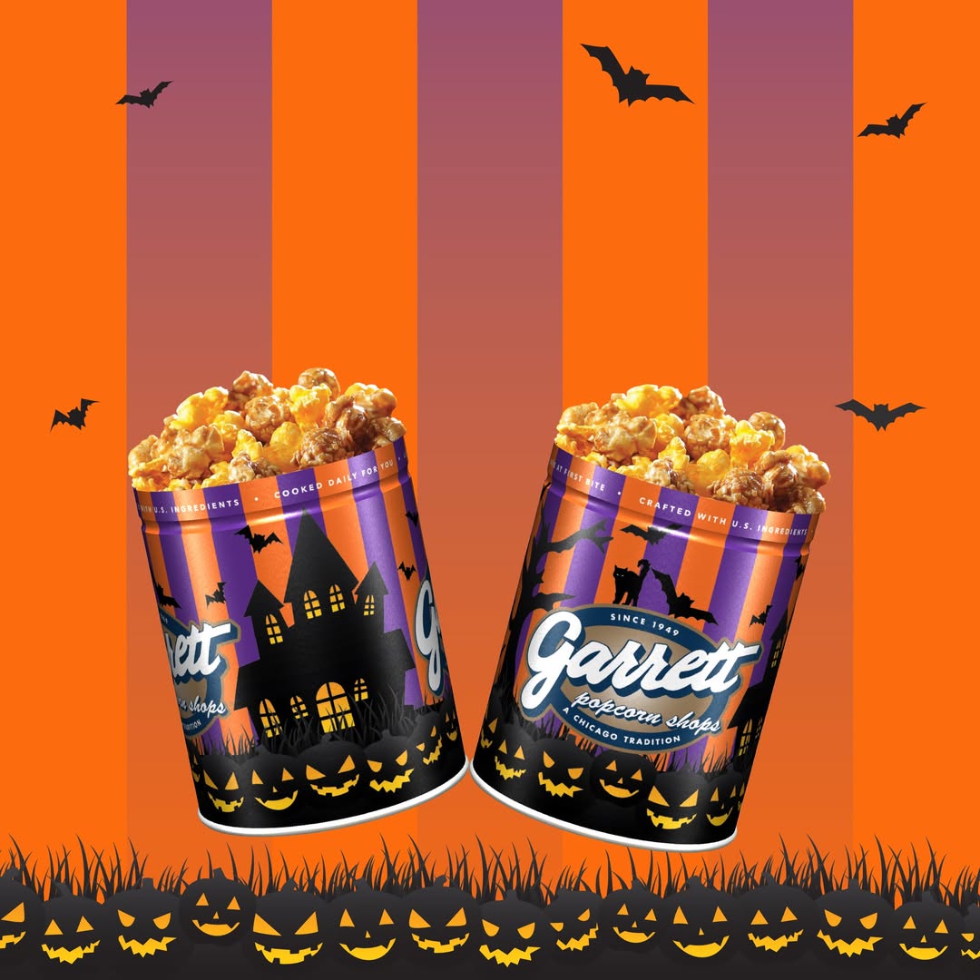Garrett Popcorn Halloween Petite tin