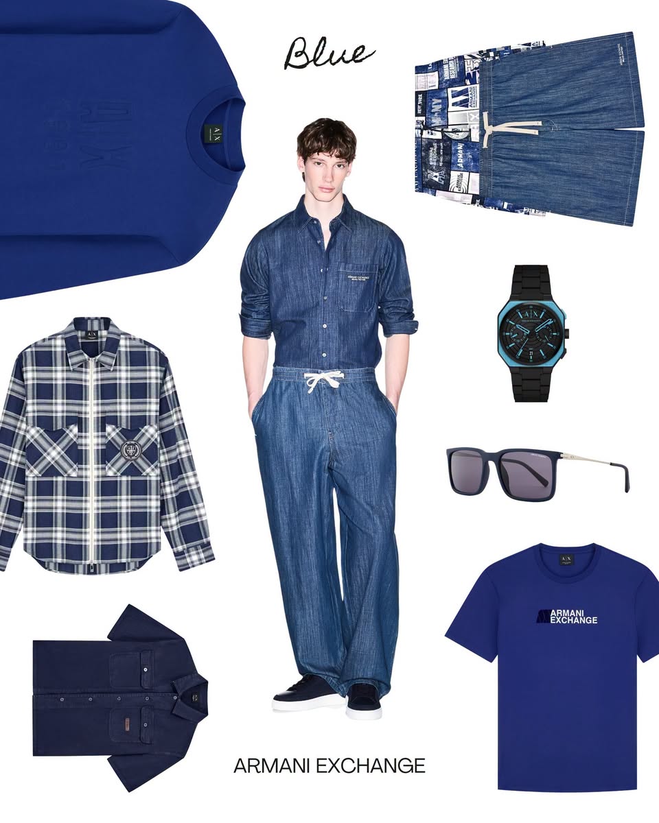 Armani Exchange race season look at Takashimaya