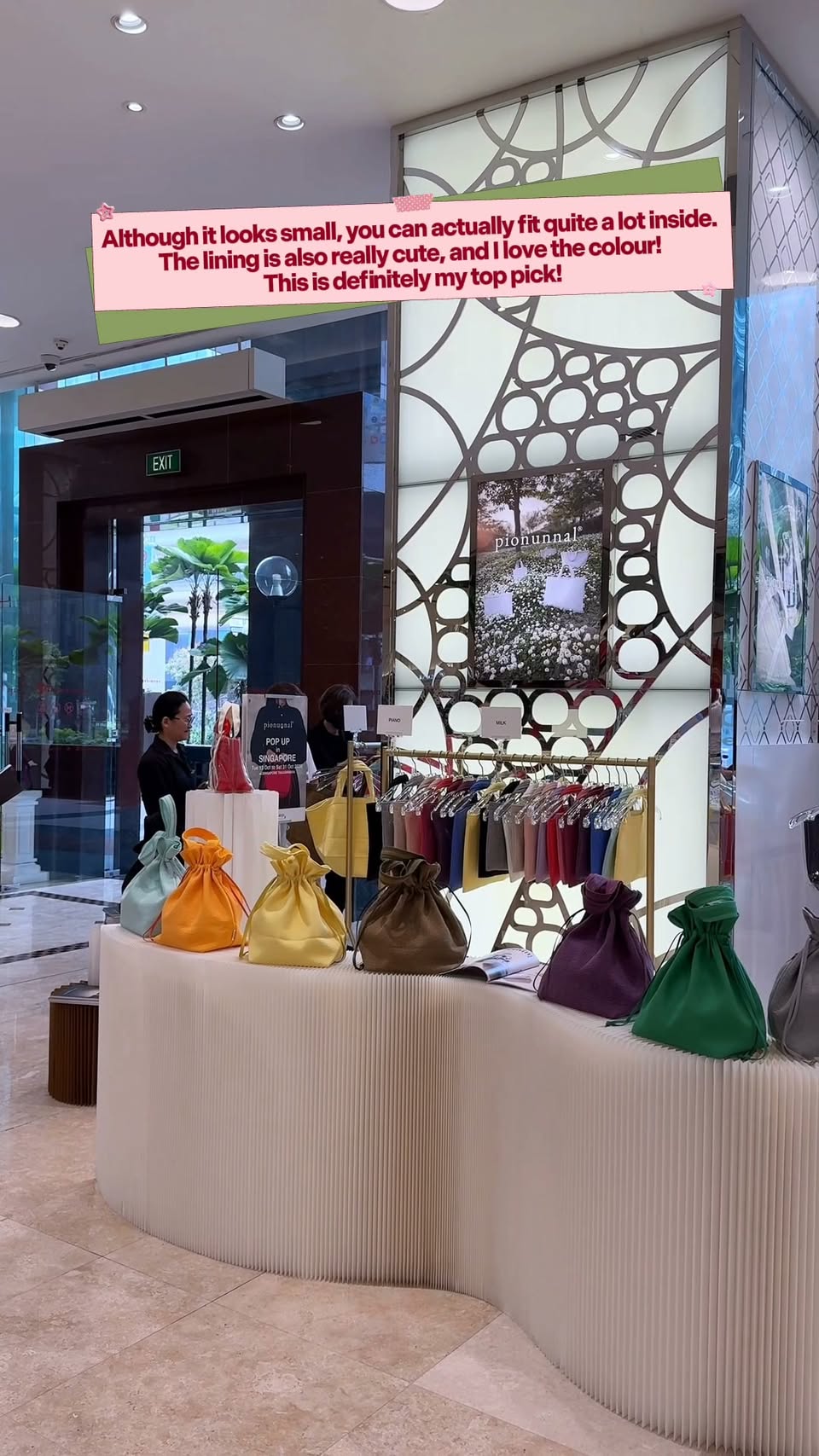 Pionunnal Pop-Up at Takashimaya Singapore Debuts Bonbon Bag