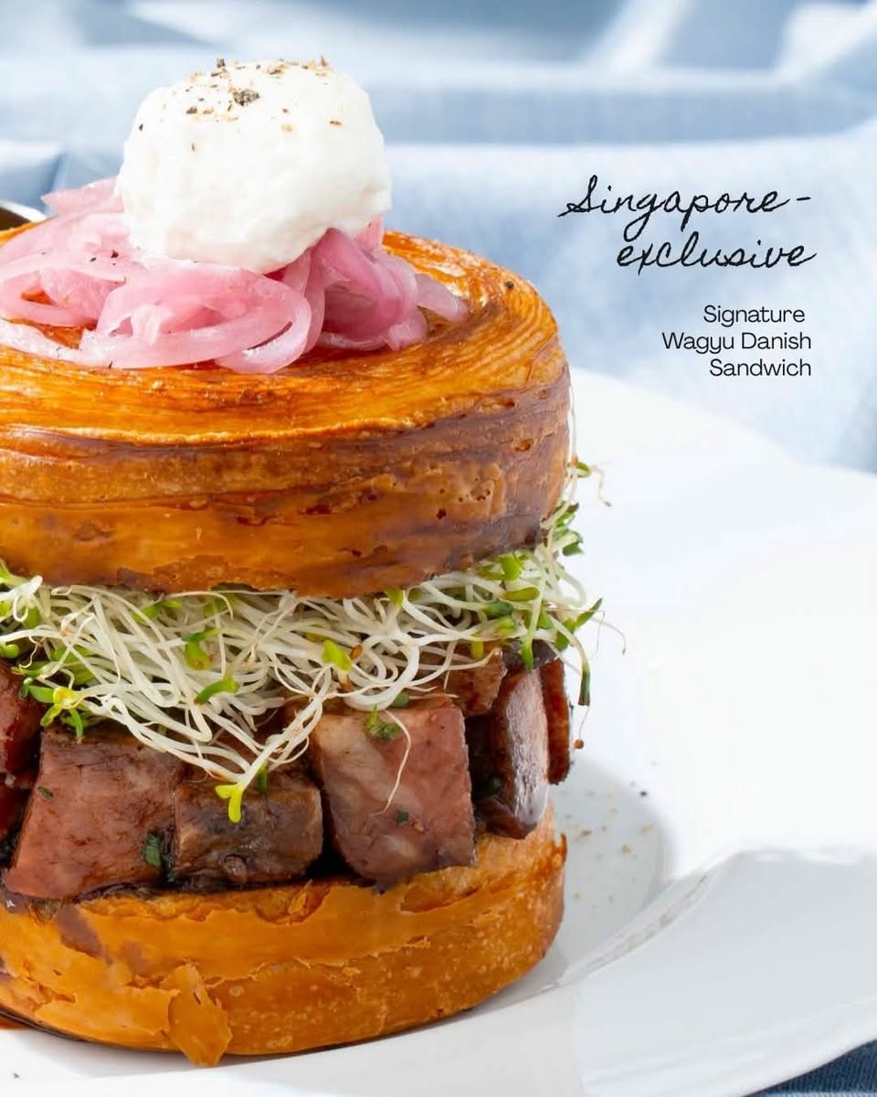 Wagyu Danish Sandwich at RITUEL Cafe