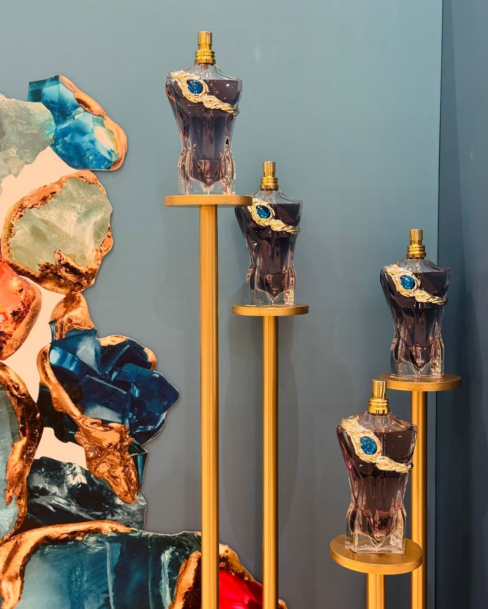 Jean Paul Gaultier Le Beau perfume display