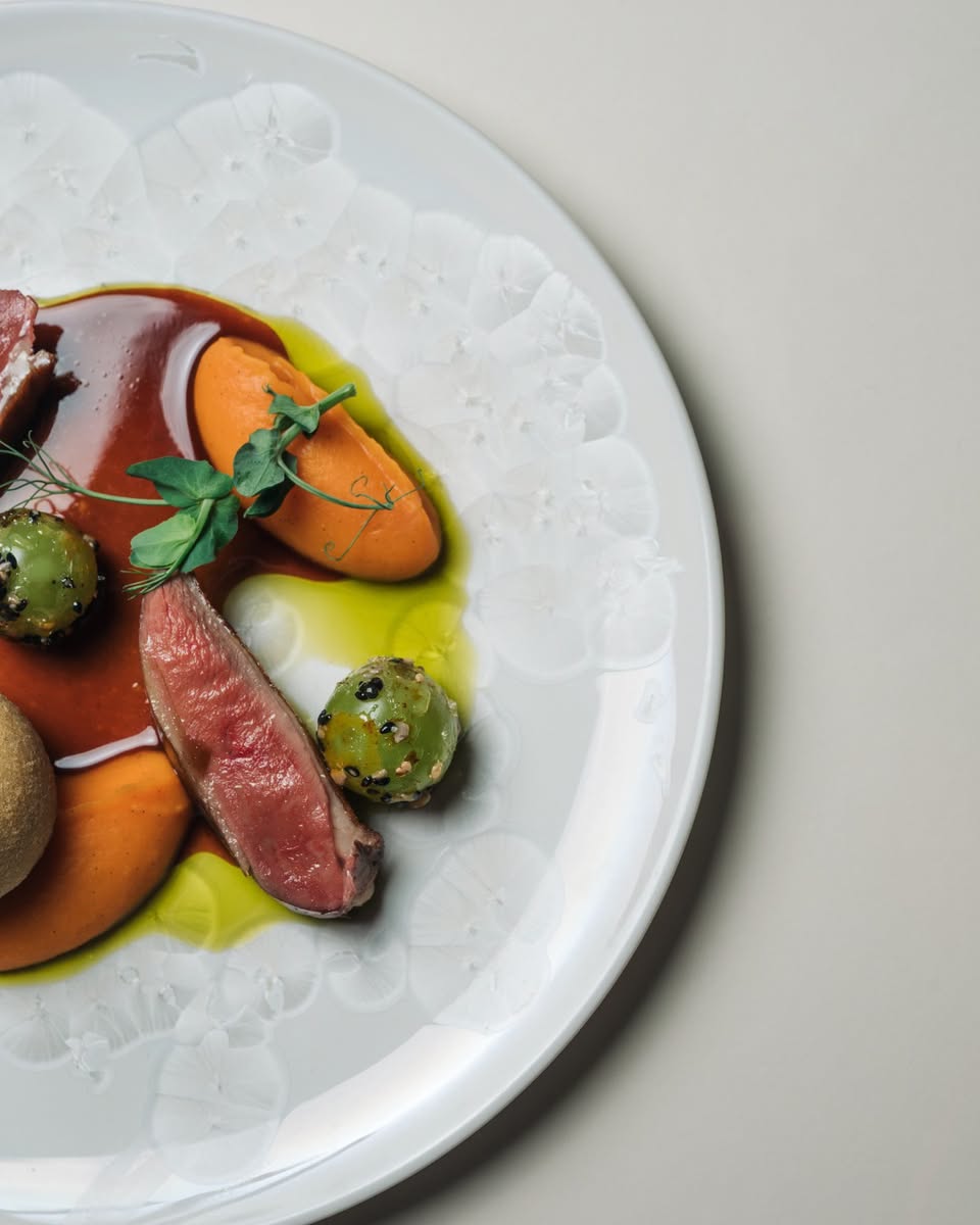 Close-up of a plated course