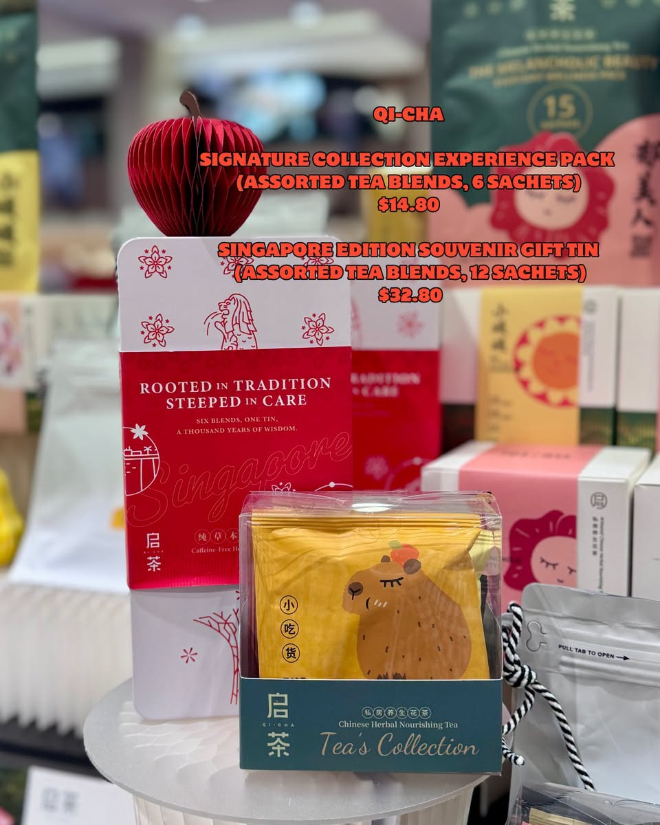 Qi-Cha tea products at Home Living Bonanza
