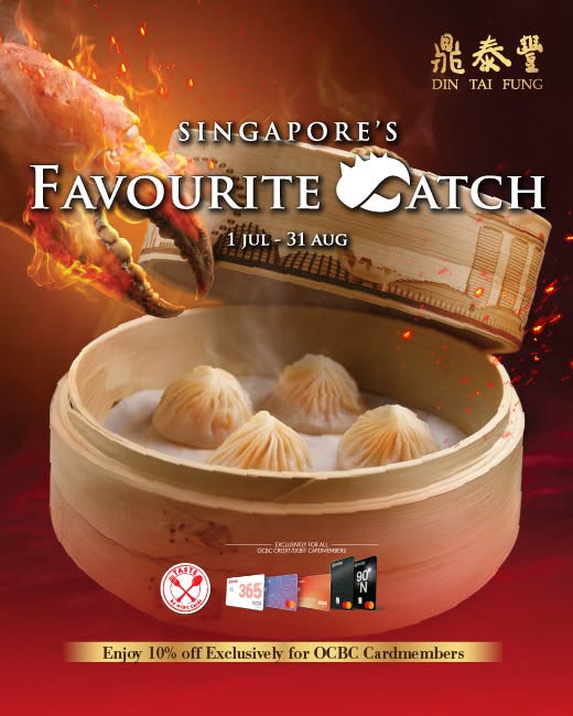 Din Tai Fung OCBC cardmember 10% off promotion at Wisma Atria