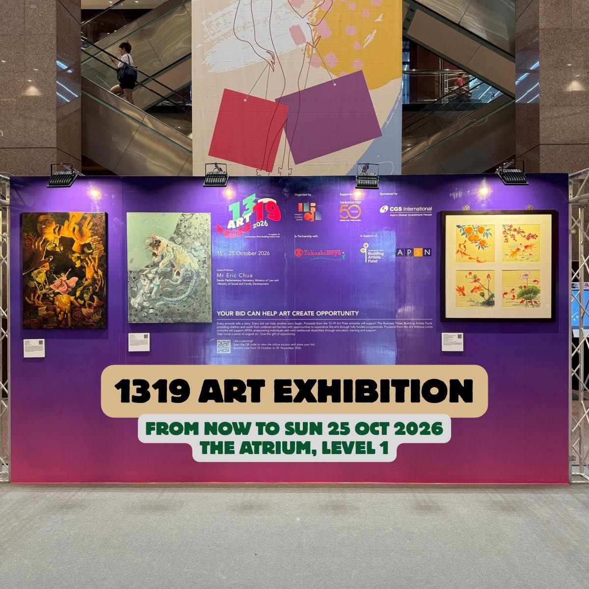 13 Art Exhibition at Takashimaya Atrium