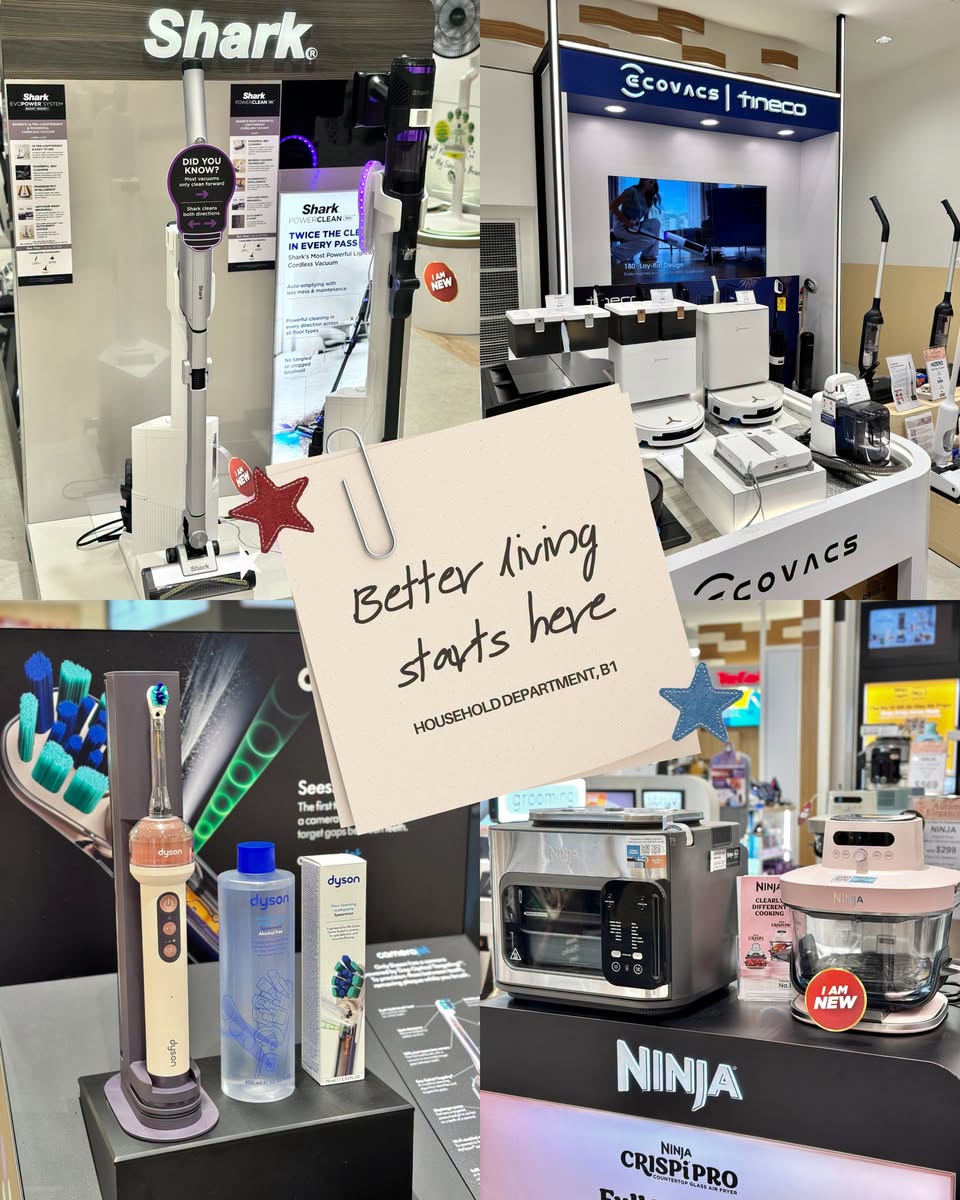 Takashimaya Household Department at B1 Features Dyson, Ninja and Shark