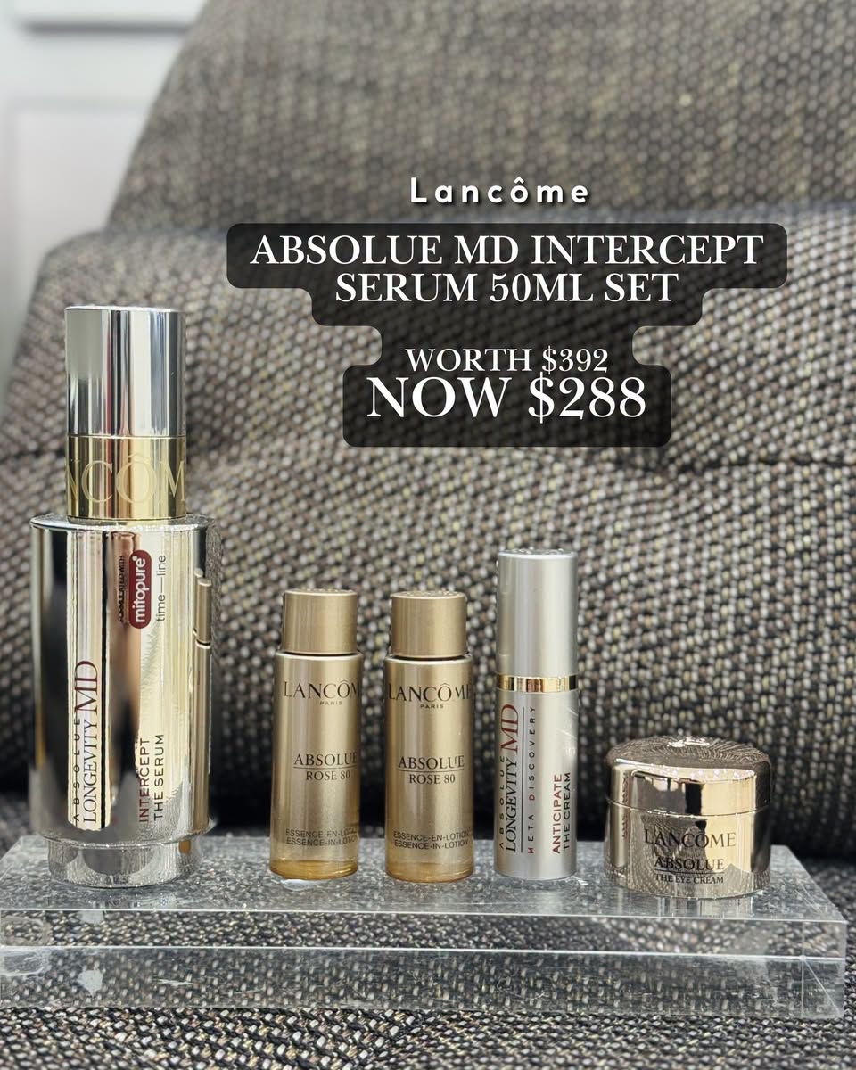 Lancôme Absolue skincare set promotion