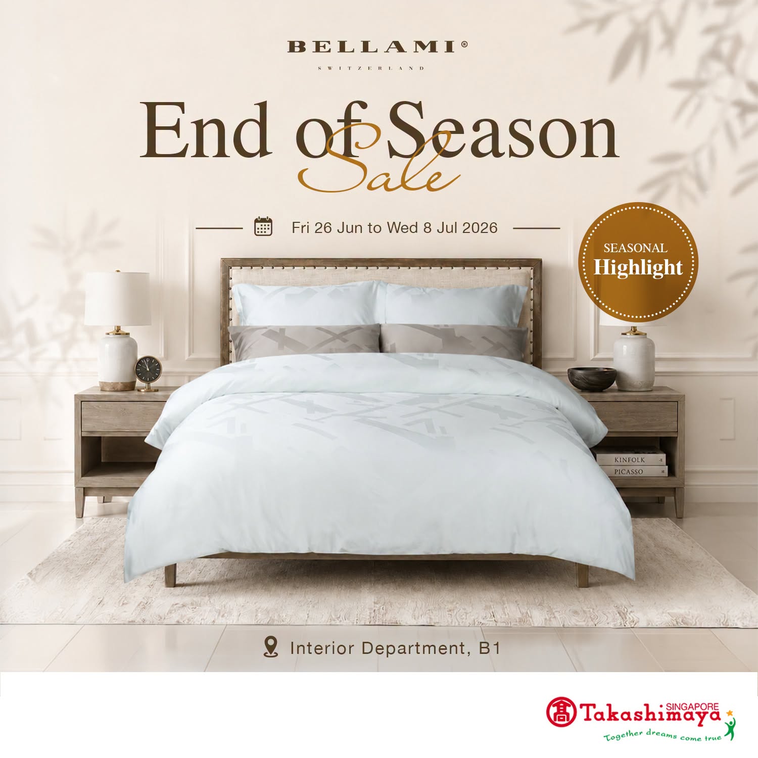 Bellami light blue geometric duvet set